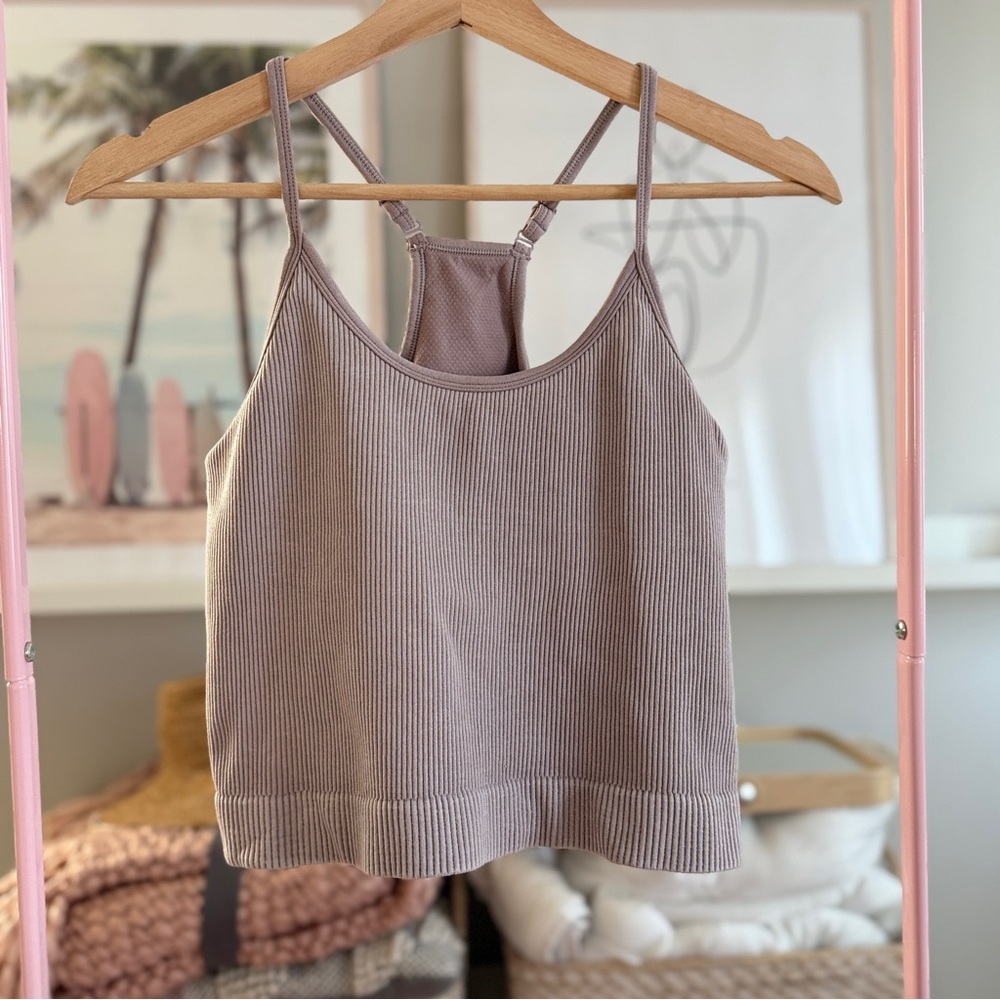 POPFLEX What’s the Scoop Seamless Tank – Smoky Lilac | Size XL